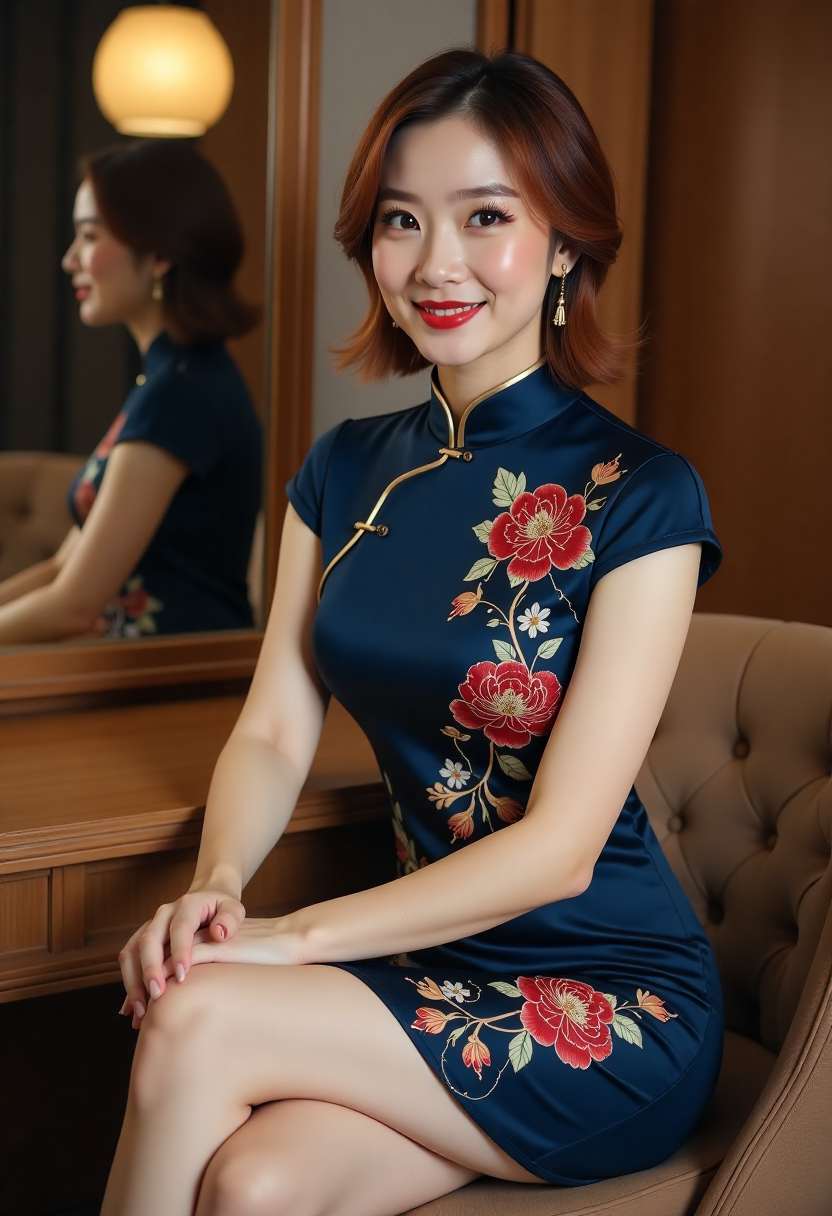 关中乡村与黄土地风光